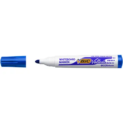 Marker tabla BIC, ECO Velleda 1701, rotund 1.5 mm, scriere albastra BPTCCT8024