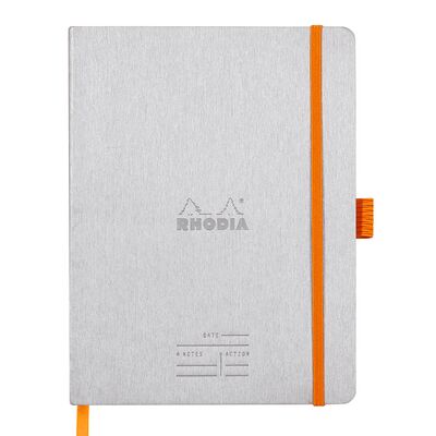 Meeting Book A5+ Rhodiarama, 80 file, argintiu BPTCCF1177815