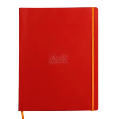 Notebook  A4+ Rhodiarama, 80 file, ivory dictando, rosu BPTCCF1177136