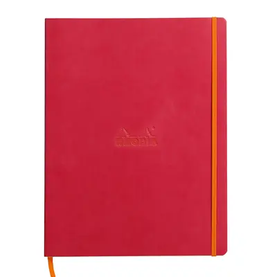 Notebook  A4+ Rhodiarama, 80 file, ivory dictando, roze BPTCCF1177129