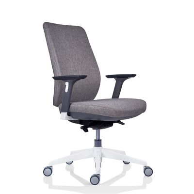 Scaun Tesla, fara tetiera, stofa, gri BPTCPL800132