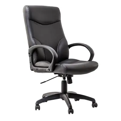 Scaun directorial, Stilo Eco, piele ecologica, negru BPTCPL691501