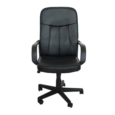 Scaun directorial CMX 2048, piele ecologica, neagru BPTCPL800311