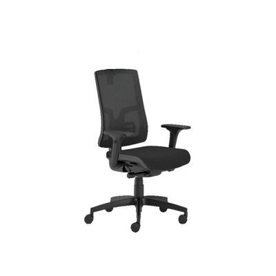 Scaun operational, Pure, tapitat, negru BPTCPL801117