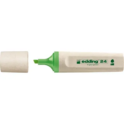 Textmarker Edding Ecoline, varf retezat, 2-5 mm, verde BPTCED000222
