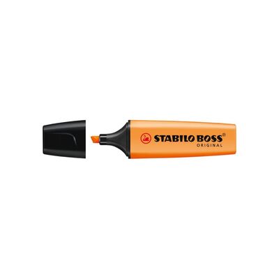 Textmarker Stabilo Boss, varf retezat 2-5 mm, portocaliu BPTCSW49284B