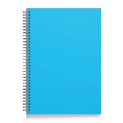 Caiet A5 cu spira, 60 file matematica, 60g/mp, PP 280 microni BPTCCI800217