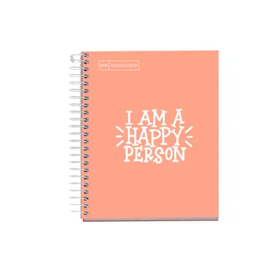 Caiet cu spira Miquelrius Messages, A6, matematica, 100 file, piersica BPTCMQ046117