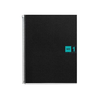 Caiet cu spira Miquelrius Originals, A5, matematica, 80 file, turcoaz BPTCMQ002656