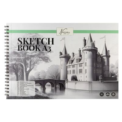 Caiet de schite, Creative Craft, Sketchbook A3, 32 file, 130gr/mp BPTCJK138619