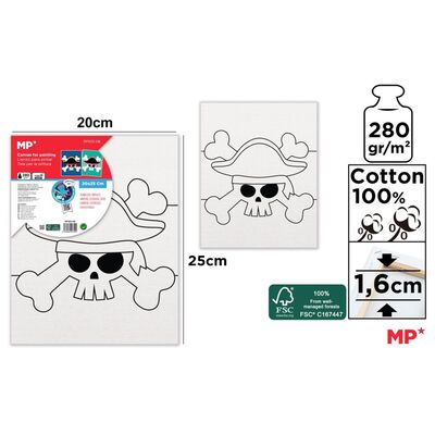 Canvas Main Paper, 20x25 cm, 280gr/mp, tematica pirat BPTCMR207429