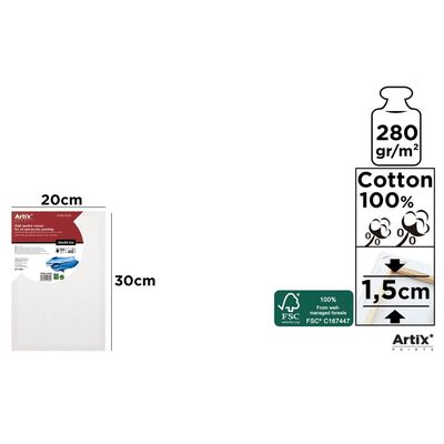 Canvas Main Paper, 20x30 cm, 280g/mp BPTCMR105602