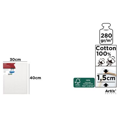 Canvas Main Paper, 40x30 cm, 280g/mp BPTCMR105640