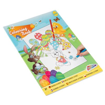 Carte de colorat, A4, 64 pagini, tematica Paste BPTCJK810005