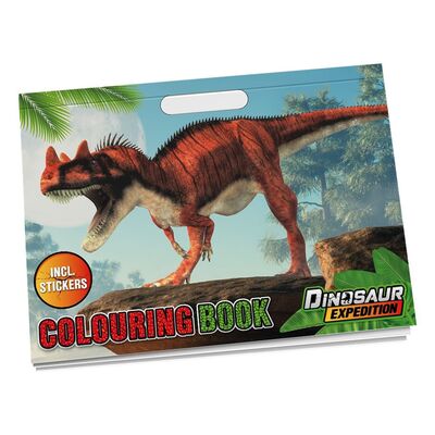 Carte de colorat, Creative Craft, dinozauri, 26x35cm, 25 file BPTCJK130002