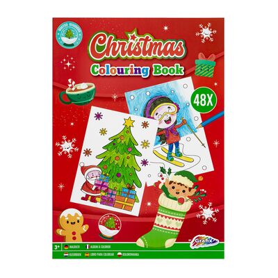 Carte de colorat A4, 32 file, design Xmas BPTCJK800006