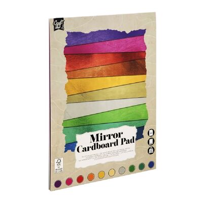 Carton lucios Creative Craft, A4, 250 g, 10 file, diverse culori BPTCJK113913