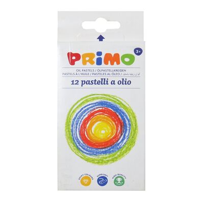 Creioane cerate Morocolor Primo, 12 culori/blister BPTCMC15575