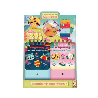 Display notepaduri cu pinuri Santoro Bangoberry BPTCGR135201
