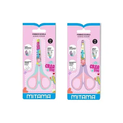 Foarfeca scolara Mitama, grip, varfuri rotunjite, 13 cm BPTCMI062653