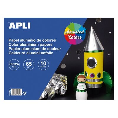 Hartie tip staniol, Apli, dimensiune 320 x 440 mm, culori asortate BPTCAL166490