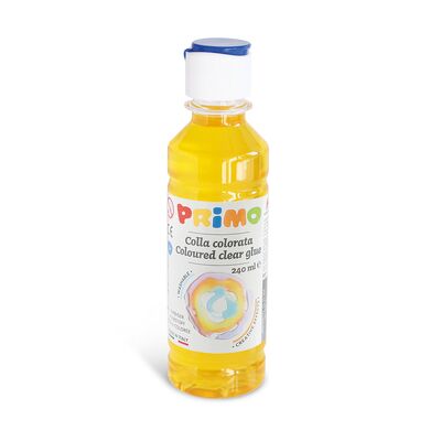 Lipici Morocolor Primo, pe baza de apa, galben transparent BPTCMC240201