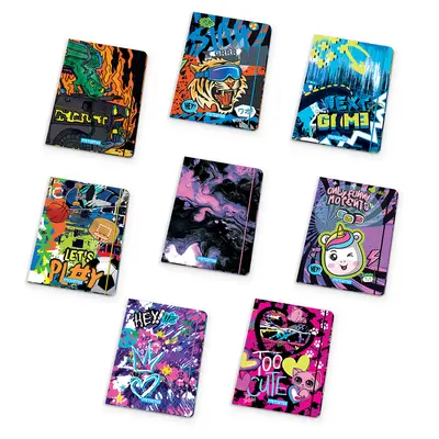 Mapa carton Mitama, elastic burduf 0.5 cm, culori diverse BPTCMI061906