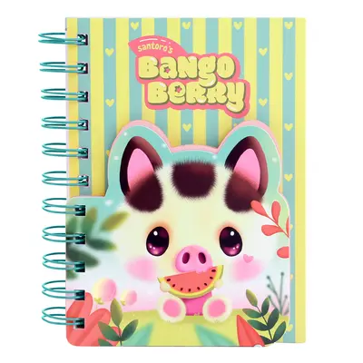 Notes A6 cu spira Bangoberry Piggy Porcusorul, 280 pagini BPTCGR128502