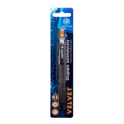 Pix cu mecanism, Velvet Astra Pen, varf 0.7 mm, blister BPTCAZ022029
