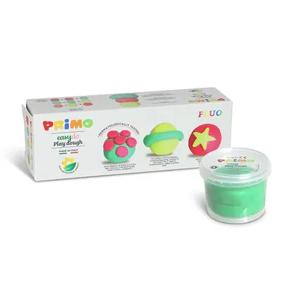 Plastilina Morocolor Primo, 3 culori fluorescente in recipient plastic, 100g BPTCMC299002