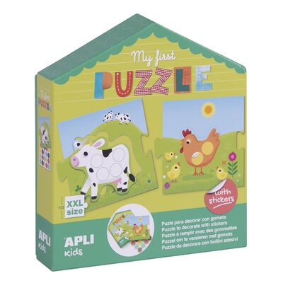 Puzzle creativ XXL, APLI, tema Animale, 5 piese BPTCAL017656
