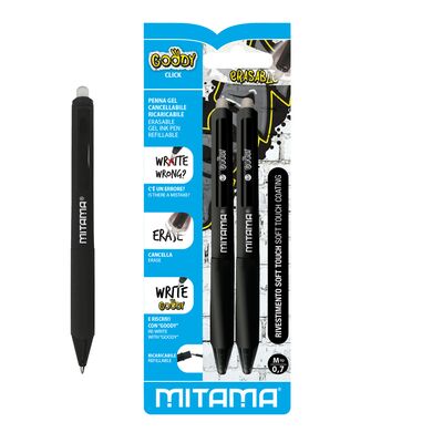 Set 2 pixuri Mitama, Click, rescriere, negru BPTCMI062805