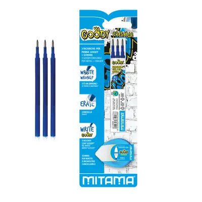 Set 3 mine pix Mitama, rescriere albastru, blister BPTCMI062808