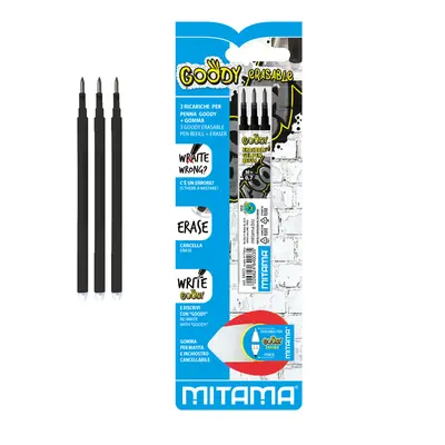 Set 3 mine pix rescriere Mitama, negru, blister BPTCMI062809