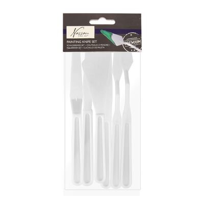 Set 5 cutite plastic pentru pictura Fine Art BPTCJK385702