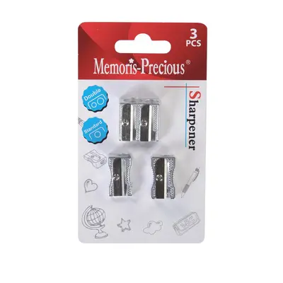 Set ascutitori Memoris-Precious, 2 simple, 1 dubla, 3  bucati BPTCBV922656