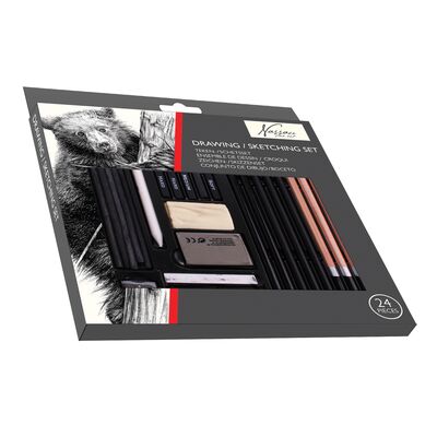 Set pentru desen si schite Creative Craft, 24 piese BPTCJK000217