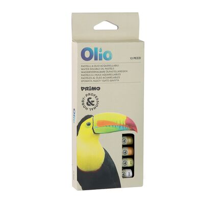 Tempera pe baza de ulei Morocolor Primo, cutie 12 culori BPTCMC000802