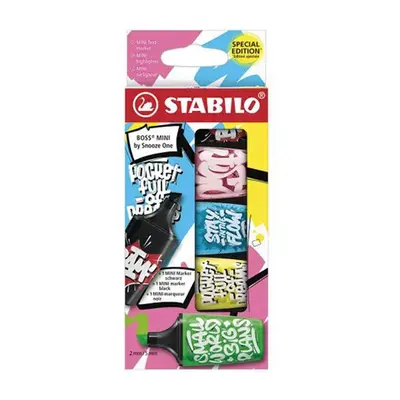 Textmarker Stabilo Boss mini by Snooze One 5culori/set BPTCSW07053025