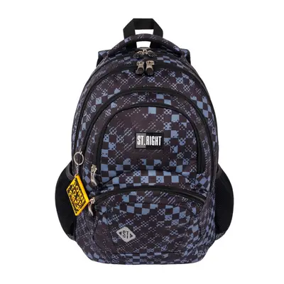 Ghiozdan BP05 ST Right Chessboard Crash, 4 compartimente BPTCMJ265893