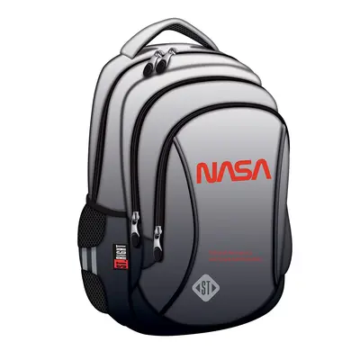 Ghiozdan BP26 ST Right Gray Space 3 compartimente, 39x27x17 cm BPTCMJ265912