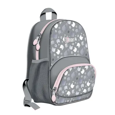 Ghiozdan BP70 ST Right Silver Cats 2 compartimente, 32x22x11 cm BPTCMJ265825