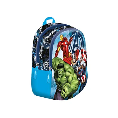 Ghiozdan Majewski, Avengers, 2 compartimente, 30x23x12 cm, capacaitate 8L BPTCMJ265778