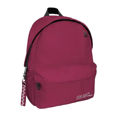 Ghiozdan Must, 4 compartimente, 32x17x42 cm, bordeux BPTCDI584935