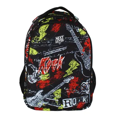 Ghiozdan Next Level, 2 in 1, colectia 4EverRock, 3 compartimente, 48x33x23 cm BPTCNL056836