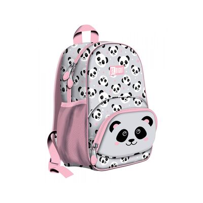Ghiozdan mini Majewski, St Right BP26, 1 compartimente, Panda Grey BPTCMJ265712