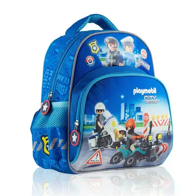 Ghiozdan scolar Astra, 1 compartiment, Playmobil Politie BPTCAZ020090
