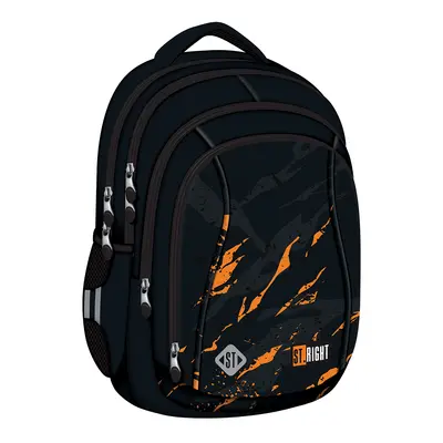 Ghiozdan scolar Majewski ST Right, BP04, Lava, 4 compartimente, 43 x 32 cm BPTCMJ684050