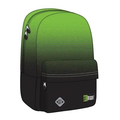 Ghiozdan scolar Majewski ST Right, BP33, Green Gradient, 2 compartimente, 40 x 31 x 17 cm BPTCMJ683725