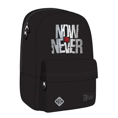 Ghiozdan scolar Majewski ST Right, BP33, Now or Never, 3 compartimente, 40 x 31 x 17 cm BPTCMJ682155